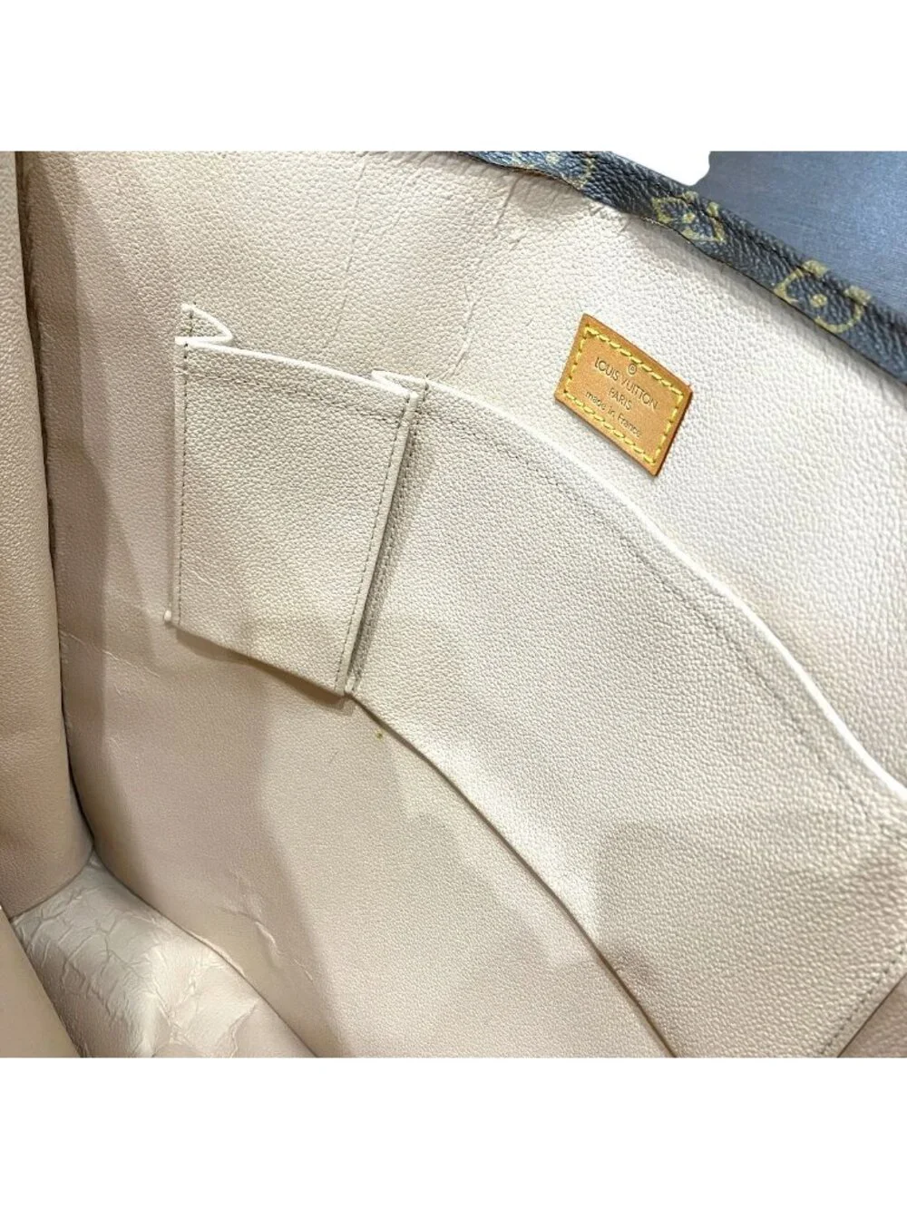 Louis Vuitton Monogram Sac Plat Tote Bag Canvas